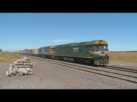 7901V Pacific National Container Train To Mildura (10/12/2022) - PoathTV Australian Railways