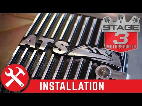 2003-2010 F250 & F350 ATS Diesel High Capacity Aluminum Transmission Pan Install
