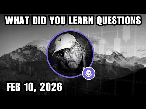 ICT X Space | Trader Round Up - What did you learn Questions | February 10, 2026