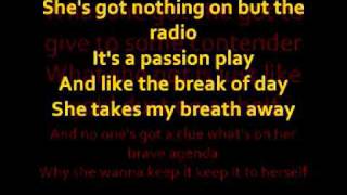 Roxette - She&#39;s got nothing on (But the radio) WITH LYRICS
