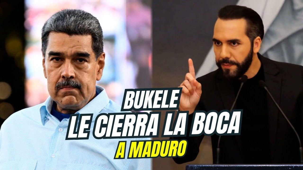 Bukele le cierra la boca a Maduro