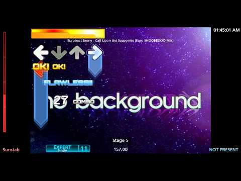 Eurobeat Brony - Call Upon the Sea Ponies [ Stepmania - Expert A ]