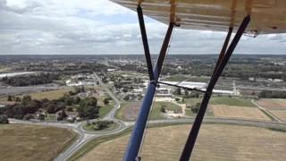 preview picture of video 'Take off in Piper J3 Cub at Bergerac Airport'