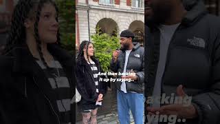 This is one thing I don’t understand about the British culture #streetinterview #americanabroad #usa