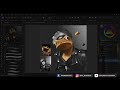 A day in the life of  Marlon Frogdo | Affinity Photo speed up illustration process