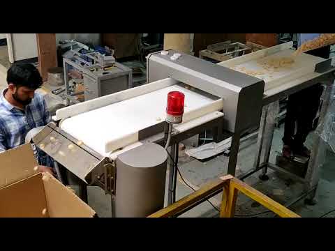 metal detector for dry fruit line
