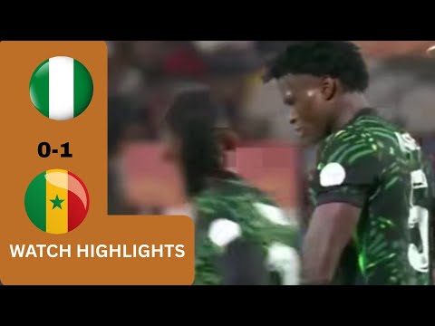 NIGERIA VS SENEGAL(0-1)-CHAN 2024-GOALS&HIGHLIGHTS