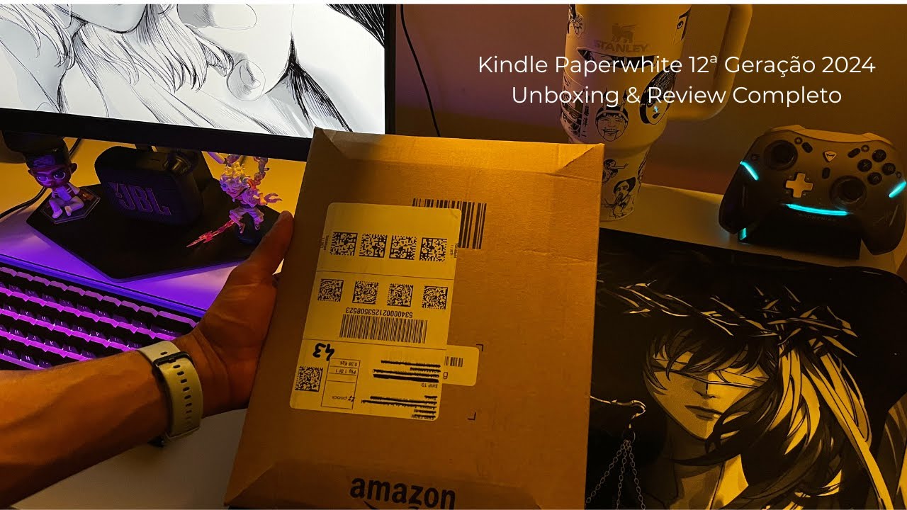 Miniatura da avaliação em vídeo de Leitor Digital Amazon Kindle Paperwhite 16 GB Geração 12