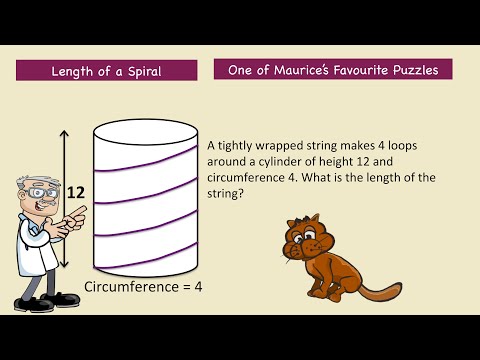 Length of Spiral Wrapped around a cylinder