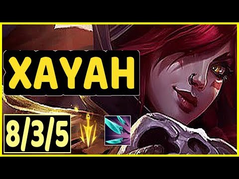 XAYAH VS APHELIOS - 8/3/5 KDA ADC GAMEPLAY
