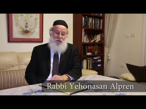 Rabbi Yehonason Alpren talks about his book A Bridge Called Prayer