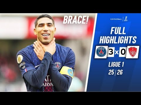 Brest vs PSG 0-3   Highlights   All Goals   Desire Doue Goal480p1