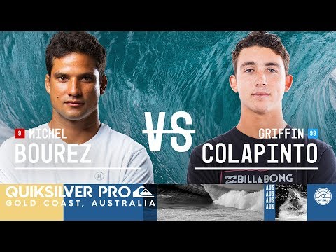 Michel Bourez vs. Griffin Colapinto - Quarterfinals, Heat 4 - Quiksilver Pro Gold Coast 2018