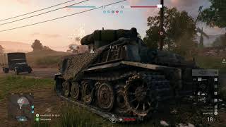 Battlefield 5:Tiger tank and full action.