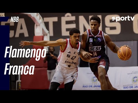 Highlights of Flamengo 78 X 85 Franca in the NBB