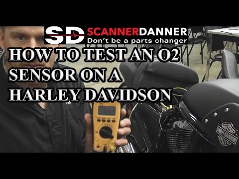 How to test an O2 sensor on a Harley Davidson