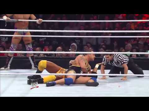 Santino Marella & Zack Ryder vs. Prime Time Players: Main Event 19 Dec 2012