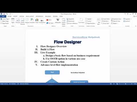 Part-1 | Flow Designer In ServiceNow | ServiceNow Flow Designer | ServiceNow Flow Designer Training