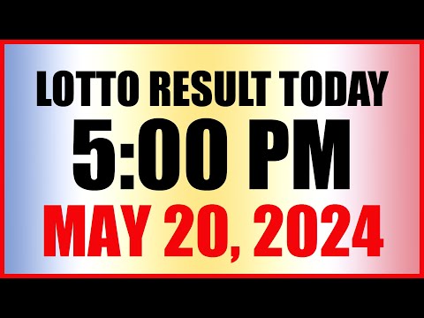 Lotto Result Today 5pm May 20, 2024 Swertres Ez2 Pcso