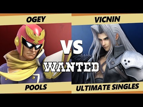 Wanted S4 C2 Pools - Ogey (Captain Falcon) Vs. Vicnin (Sephiroth) SSBU Ultimate Tournament