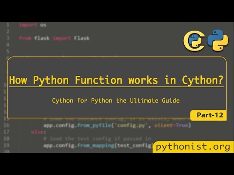 How A Python Function Works In Cython P12cython For Python Python Tutorials