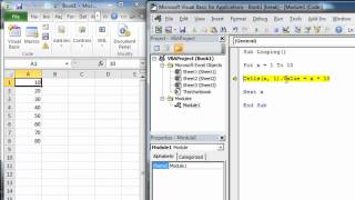 Excel VBA Intermediate Tutorial - Introduction to Loops
