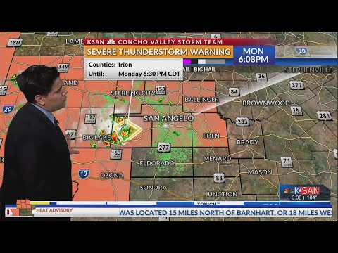 KSAN Storm Team 6pm Forecast Update - Monday June 22, 2020