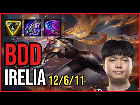 BDD - IRELIA vs. RUMBLE Mid | KR GRANDMASTER | PATCH 10.25 | QUADRAKILL