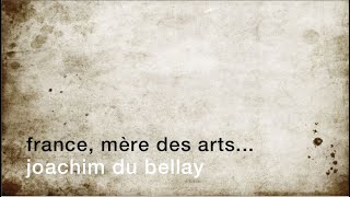 Musik-Video-Miniaturansicht zu France, mère des arts, des armes et des lois Songtext von Joachim du Bellay