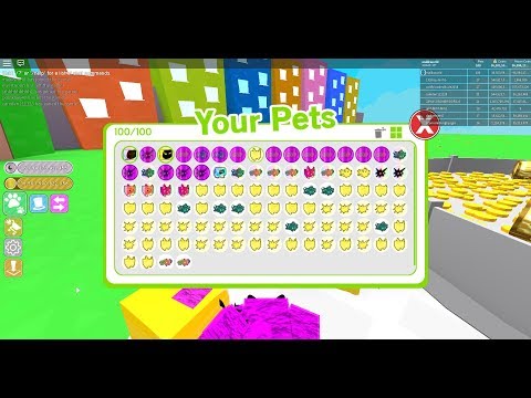 Pet Simulator giveaway free tier 18 pet and road to 800 huge