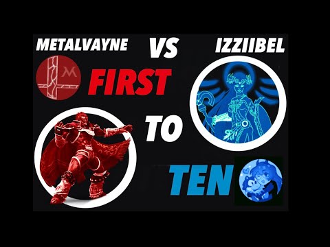 Is This The Best Palutena On Twitch?! | First to 10 Feat. Izziibel