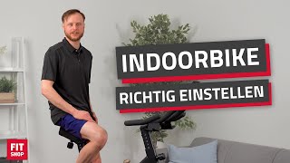 Sattelhöhe und Lenkerabstand einstellen für dein Workout | Indoor Bike richtig einstellen | Fitshop