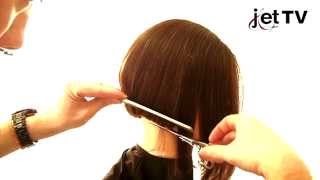 Horizontal graduation - Graduated bob.