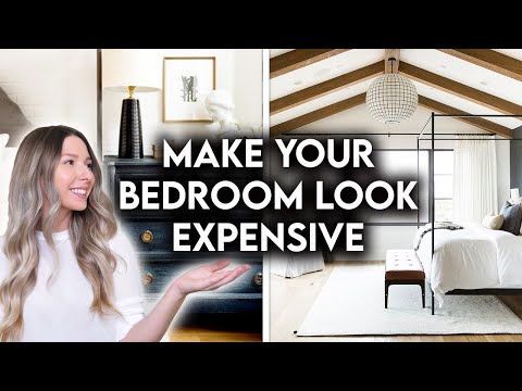 Part of a video titled 10 WAYS TO MAKE YOUR BEDROOM LOOK EXPENSIVE