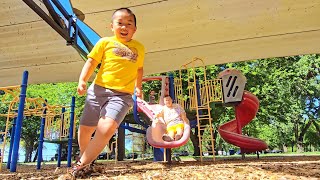 Hickey Park in Hanford, CA Playground 559 4K 60FPS #playground