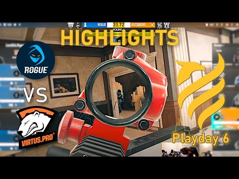 GREAT GAME! Rogue vs Outsiders (VP) - HIGHLIGHTS - Playday 6 - EUL 2022 Stage 3 - R6 Esport