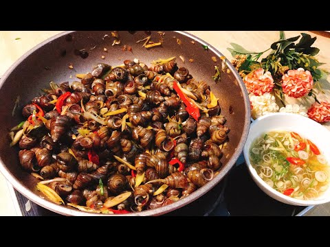 Cách Làm ỐC XÀO SẢ ỚT Đơn Giản, Ngon Hết Ý, Ai Ăn Cũng Khen | Con Trai Vào Bếp