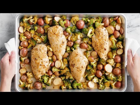 One Pan Honey Garlic Chicken and Veggies