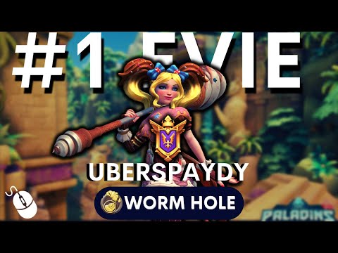 Best Evie in The WORLD 520 lvl Uberspaydy (Grand Master) Paladins Evie Competitive