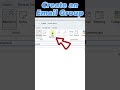 Create Email Group In Outlook Mail Shorts