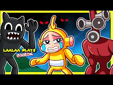 💛 ESCAPE SCARY CARTOON CAT | LaaLaa Plays Roblox Trevor Creatures Killer 2