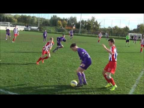 U16 (IntProv) KVK Westhoek - KRC Harelbeke 4-4 (22 okt 2016)