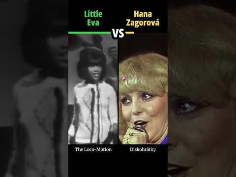 LITTLE EVA vs HANA ZAGOROVÁ - Diskohrátky / The Loco-Motion - #hudba #shorts #versus