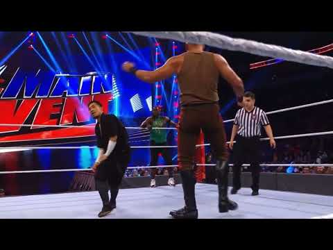 R-TRUTH & AKIRA TOZAWA VS APOLLO CREWS & COMMANDER AZEEZ 2/2