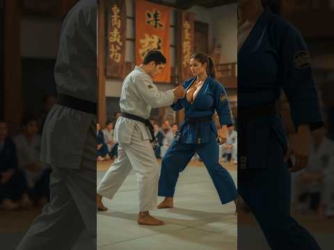 He Lifted Her To Finish It… She Reversed It MID-AIR 🤯 | 空中の大逆転 #shorts #judo