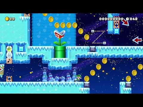 Christmas Speedrun [50s] by ñamñam 🍄 Super Mario Maker 2 #anh