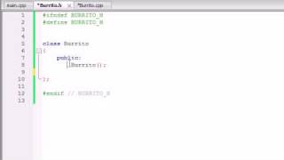 Buckys C++ Programming Tutorials - 15 - Placing Classes in Separate Files