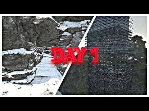 Ark FiberCraft Day 1 Claiming North Cave Ps4/Ps5 #LIFELINE #CANDY #viking #knights #Lords