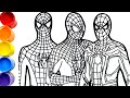 🔴🔴 How to draw to SPIDER-MAN – Back In Theaters for Spider-Mondays - Draw for kids