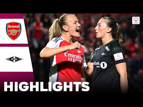 Arsenal vs Rosenborg BK | Highlights | UEFA Women's Champions League Qualification 07-09-2024